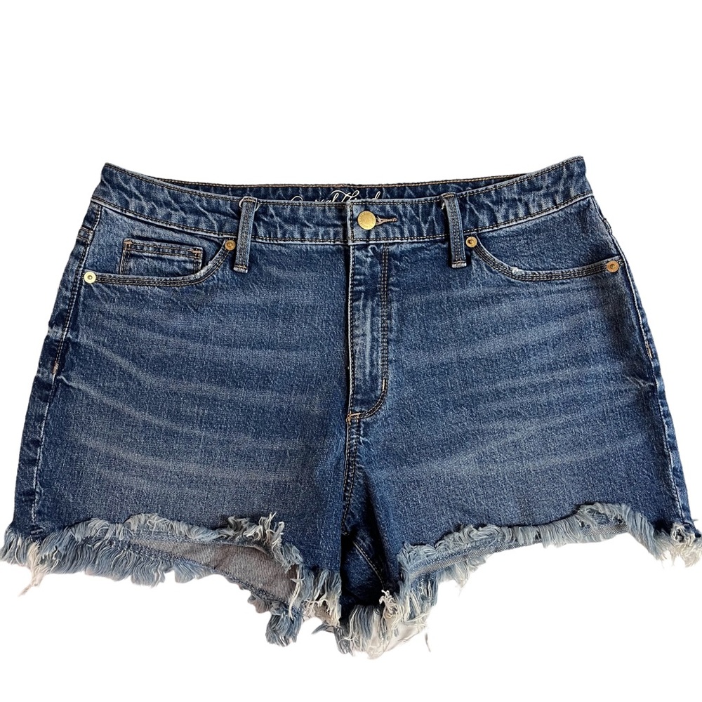 Universal Thread High Rise Shortie Medium Wash Shorts